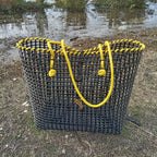 Panier en grosse maille