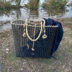 Panier en grosse maille