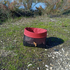 Panière à pain - Petits pois rouges