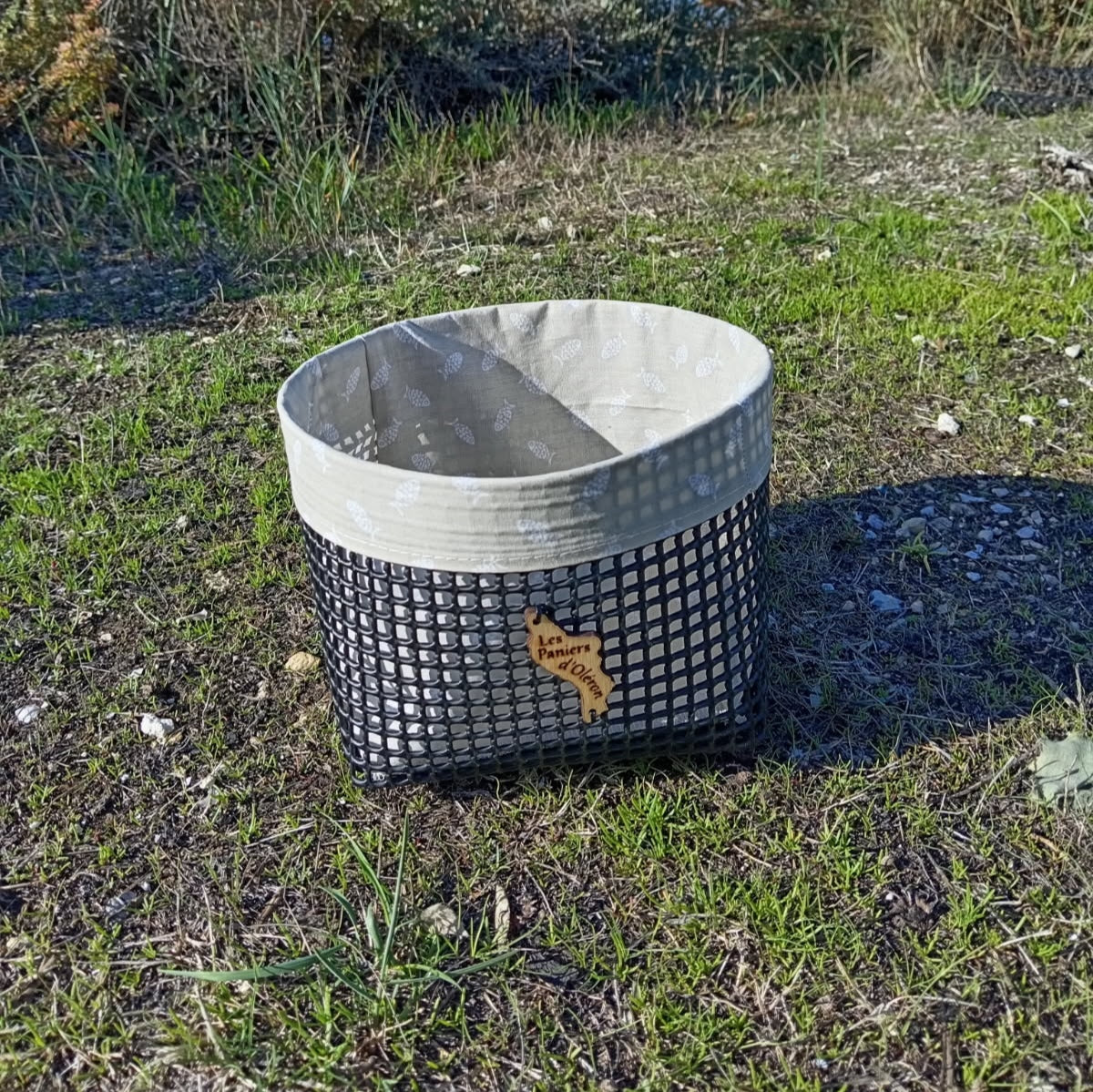 Panière à pain - Poissons beiges