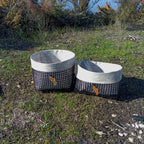 Panière à pain - Poissons beiges