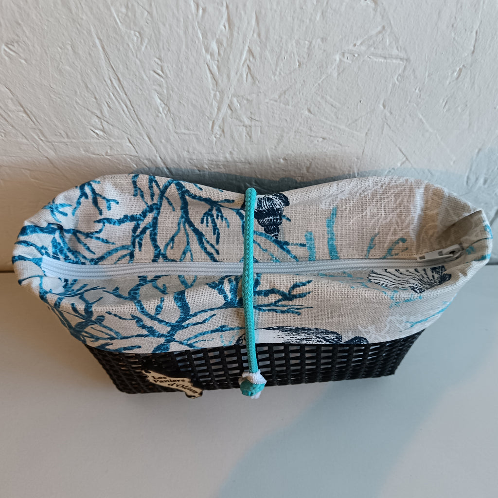 Trousse de toilette - Corail bleu